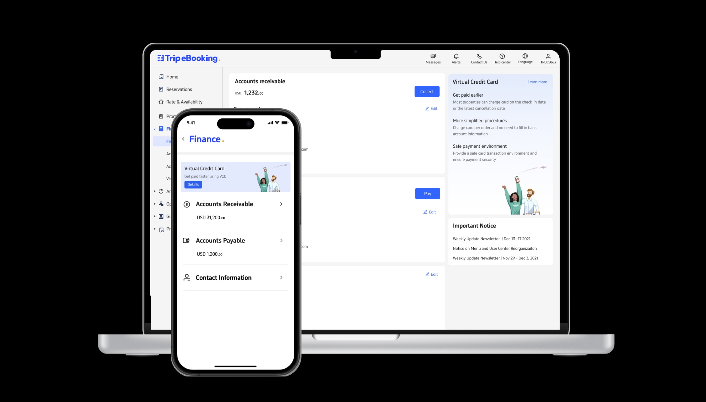 Design of Trip E-Booking Finance Module